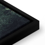 Foggy Abstract Grey Canvas Print