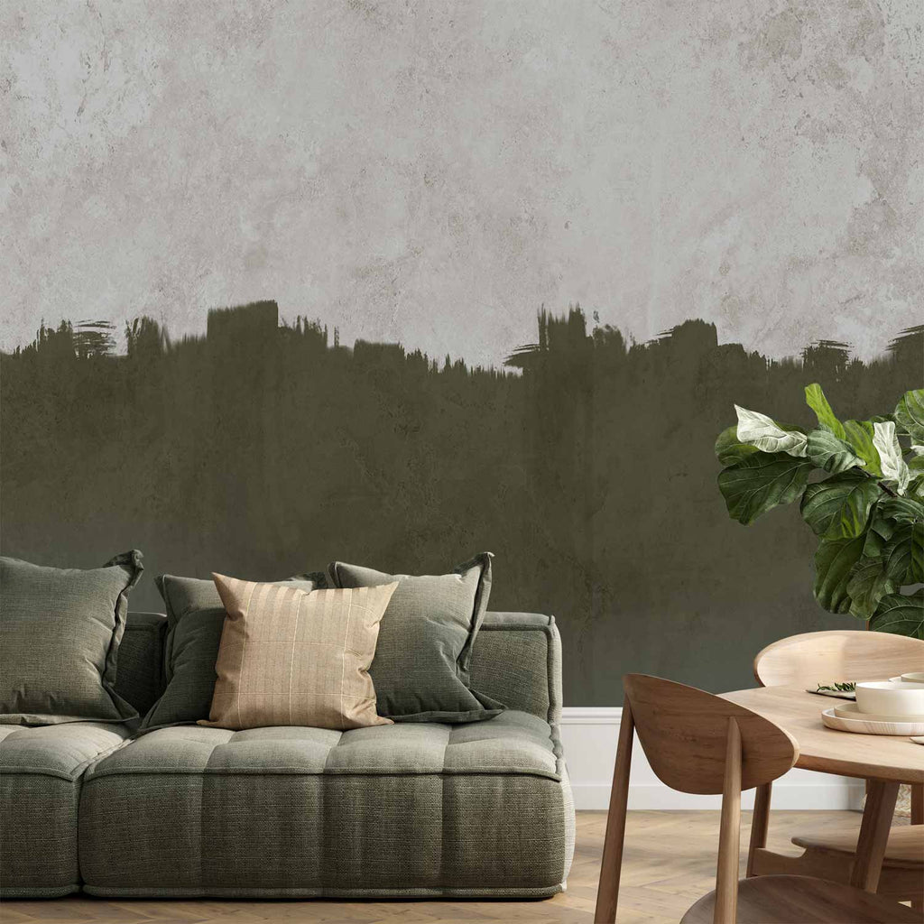 Wall Mural Olive Thoughts - Backgrounds and Patterns