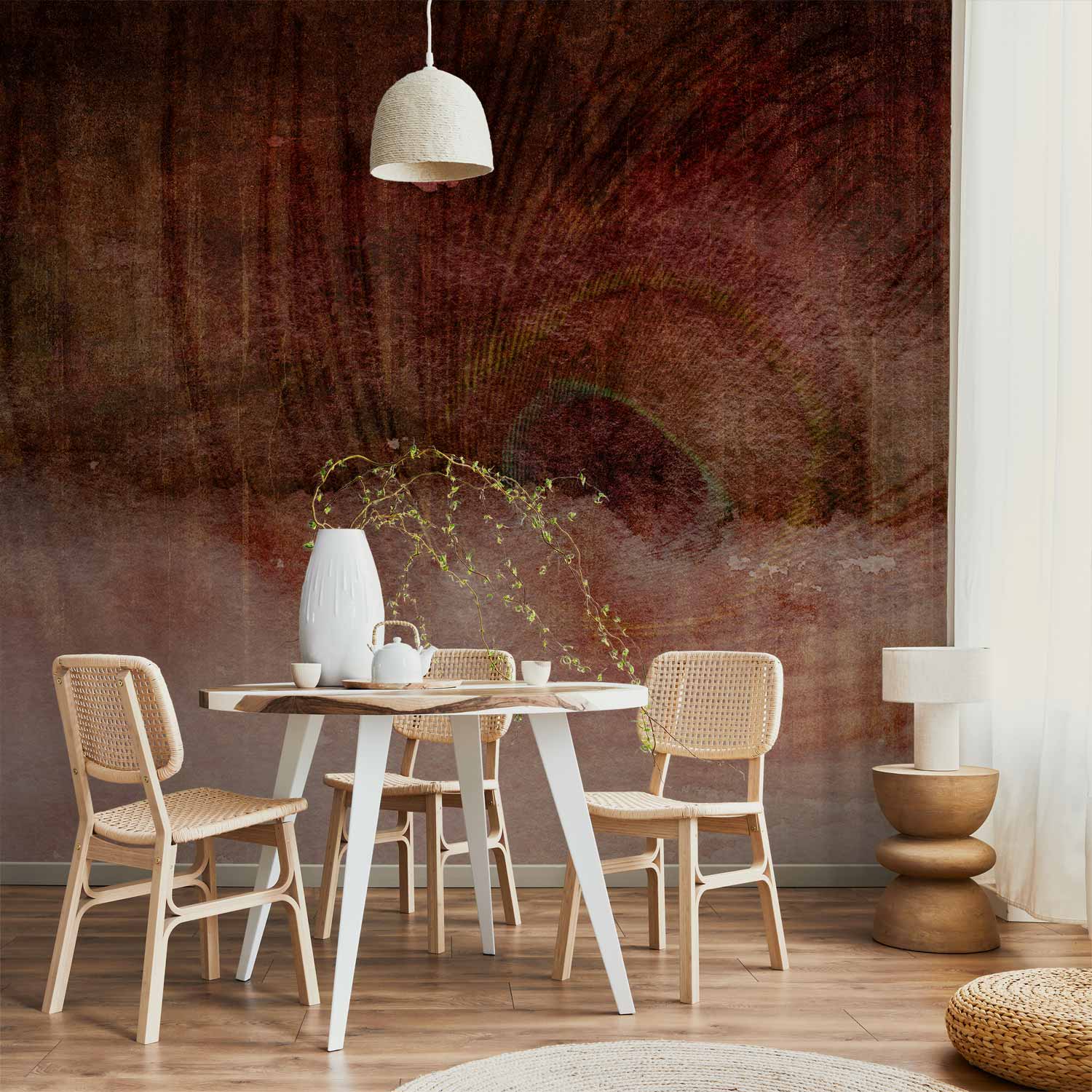 Abstract Edge Pattern Wall Mural