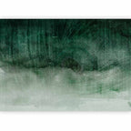 Wall Mural On the Edge - Second Variant (Green, Beige, Grey)