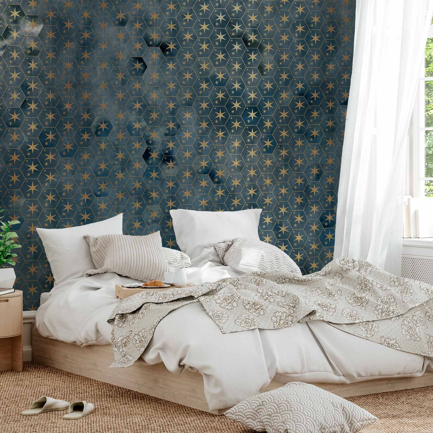 Noble Geometric Ornament Pattern Wall Mural