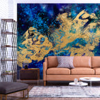 Abstract Blue Wall Mural - Gorgeous Blue