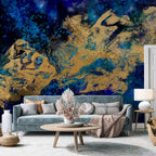 Abstract Blue Wall Mural - Gorgeous Blue