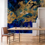 Abstract Blue Wall Mural - Gorgeous Blue