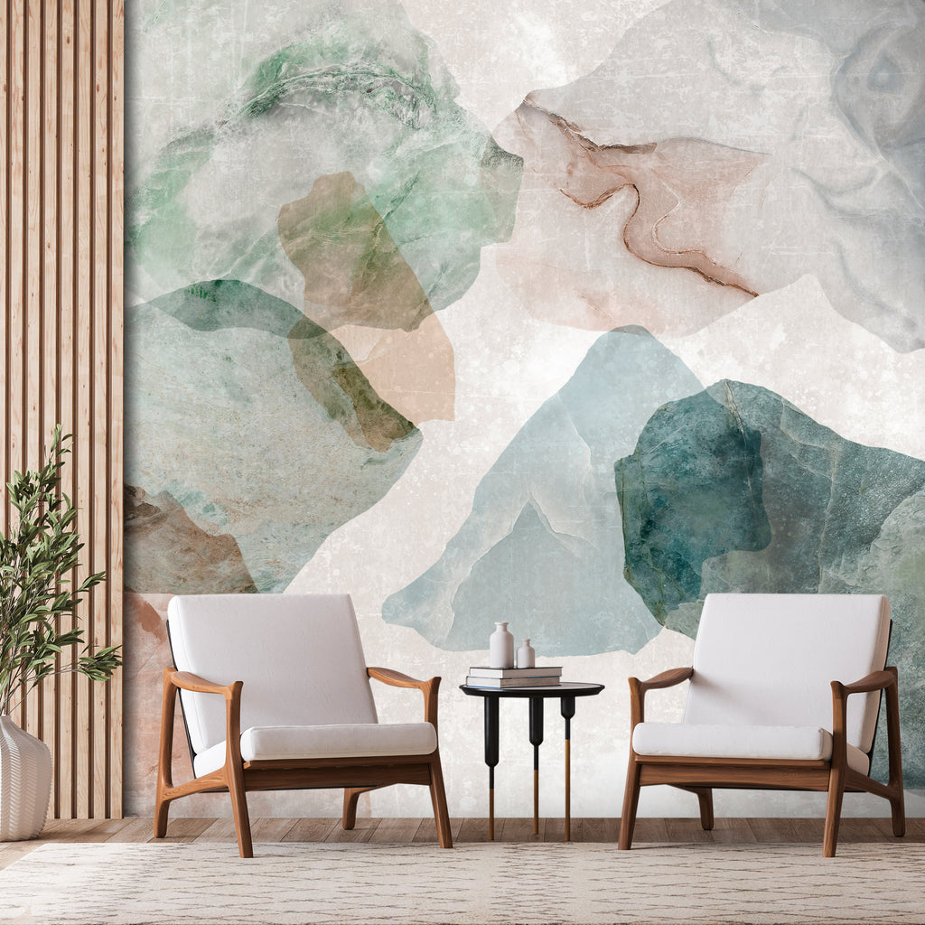 Wall Mural Spring Terrazzo - First Variant