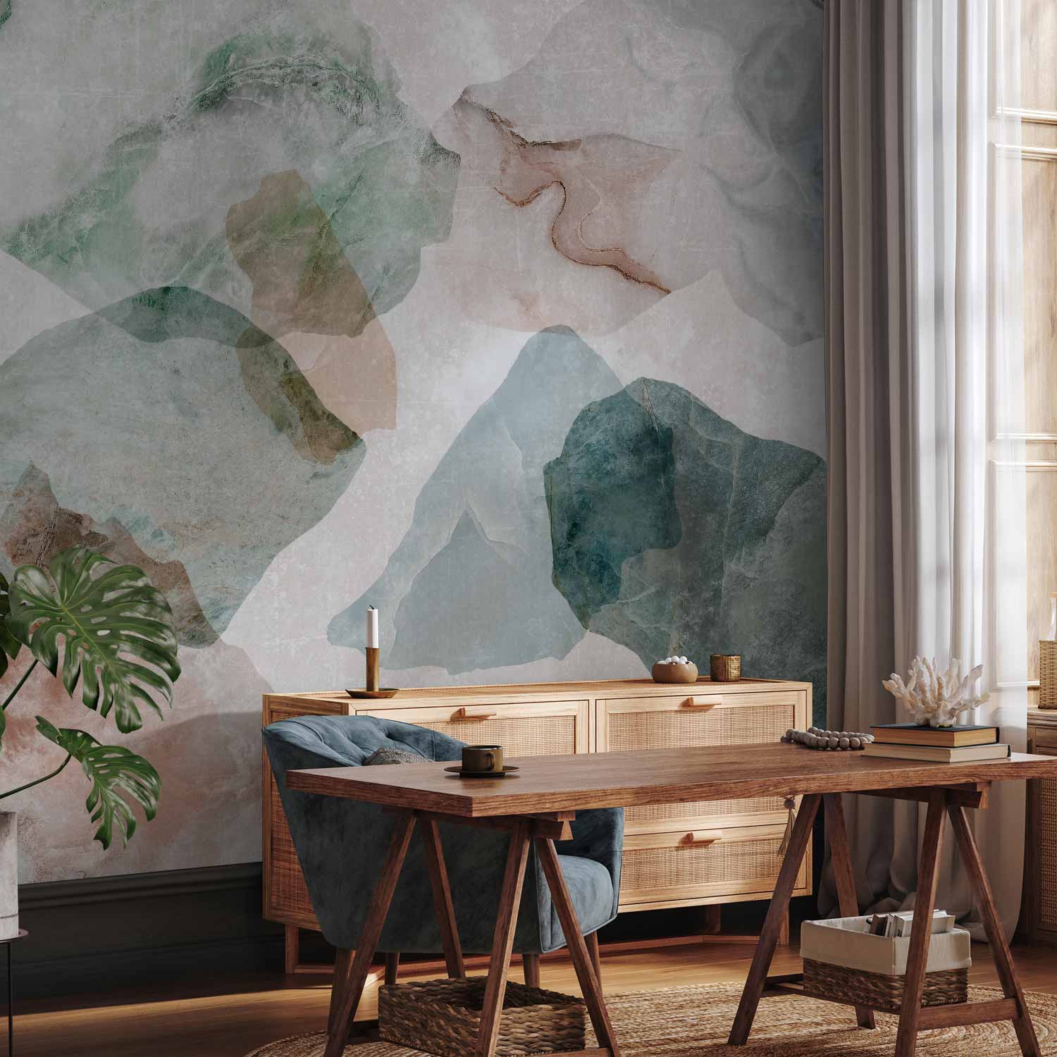 Spring Terrazzo Marble Texture Wall Mural