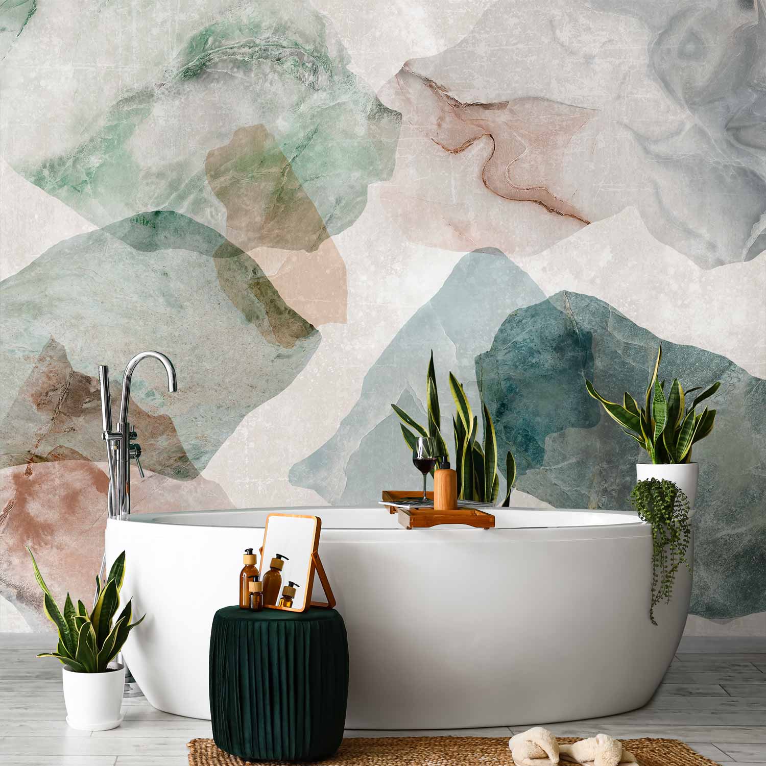Spring Terrazzo Marble Texture Wall Mural