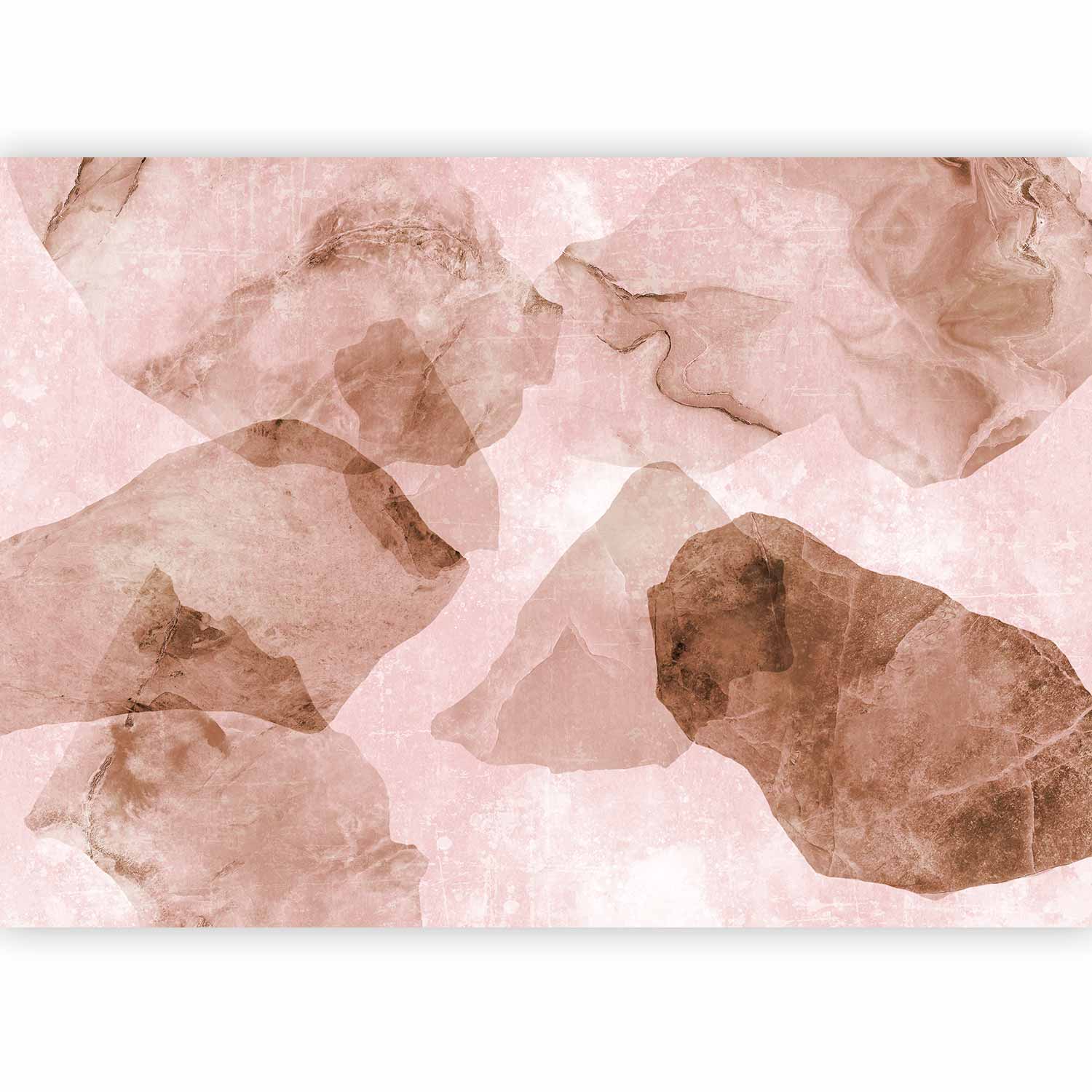 Pink Terrazzo Wall Mural - Marble Backdrop