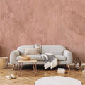 Pink Textured Vertical Stripe Pattern Wall Mural