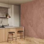 Pink Textured Vertical Stripe Pattern Wall Mural