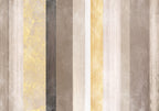 Wall Mural Striped Pattern Abstract Background with Gold Accent