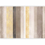 Wall Mural Striped Pattern Abstract Background with Gold Accent