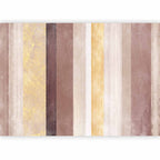 Wall Mural - Striped pattern - abstract background in stripes of different colours with gold pattern