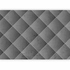 Wall Mural Grey symmetry geometric concrete pattern