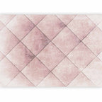 Wall Mural - Perfect cuts: Uniform geometric tile pattern