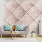 Wall Mural - Perfect cuts - geometric symmetrical tiled pattern