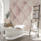 Geometric Symmetrical Tile Pattern Wall Mural