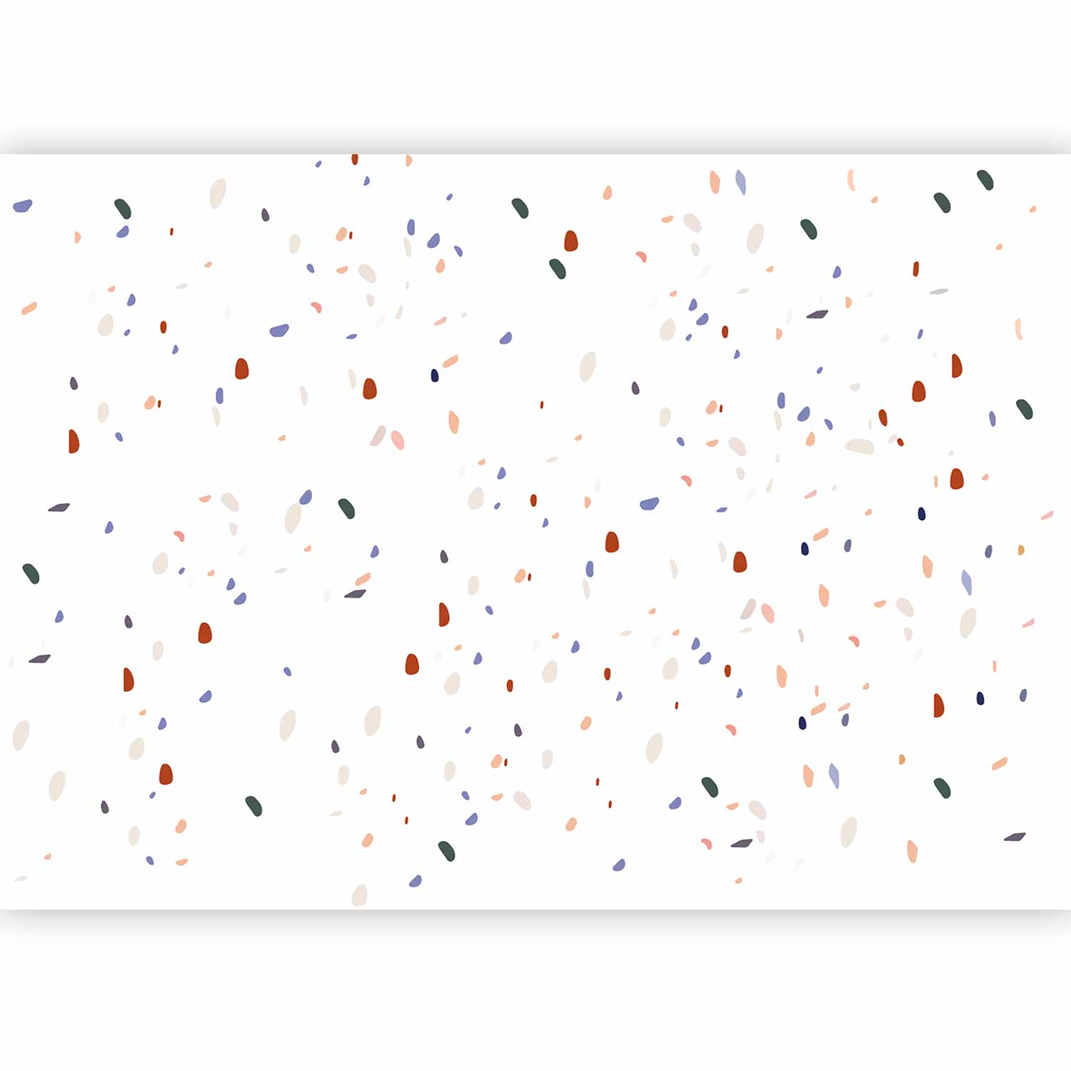 Wall Mural - Classic Terrazzo on White Background