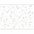 Wall Mural - Classic Terrazzo on White Background