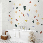Subtle Terrazzo Pattern Geometric Wall Mural