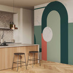 Geometric Marble Motif Abstract Wall Mural