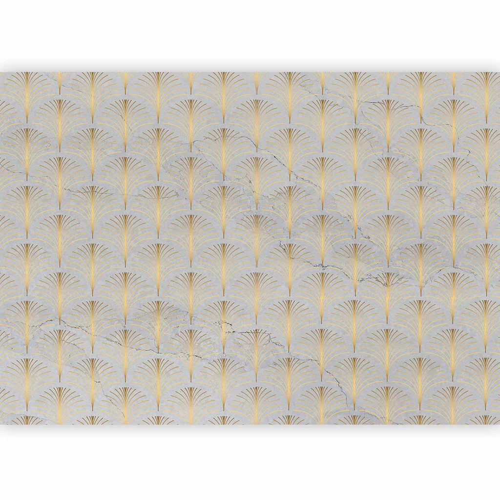 Wall Mural - Linear Pattern With Gold