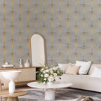 Wall Mural - Linear Pattern With Gold