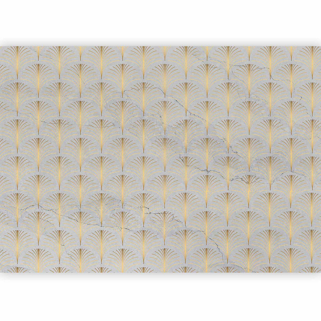 Wall Mural - Linear Pattern With Gold