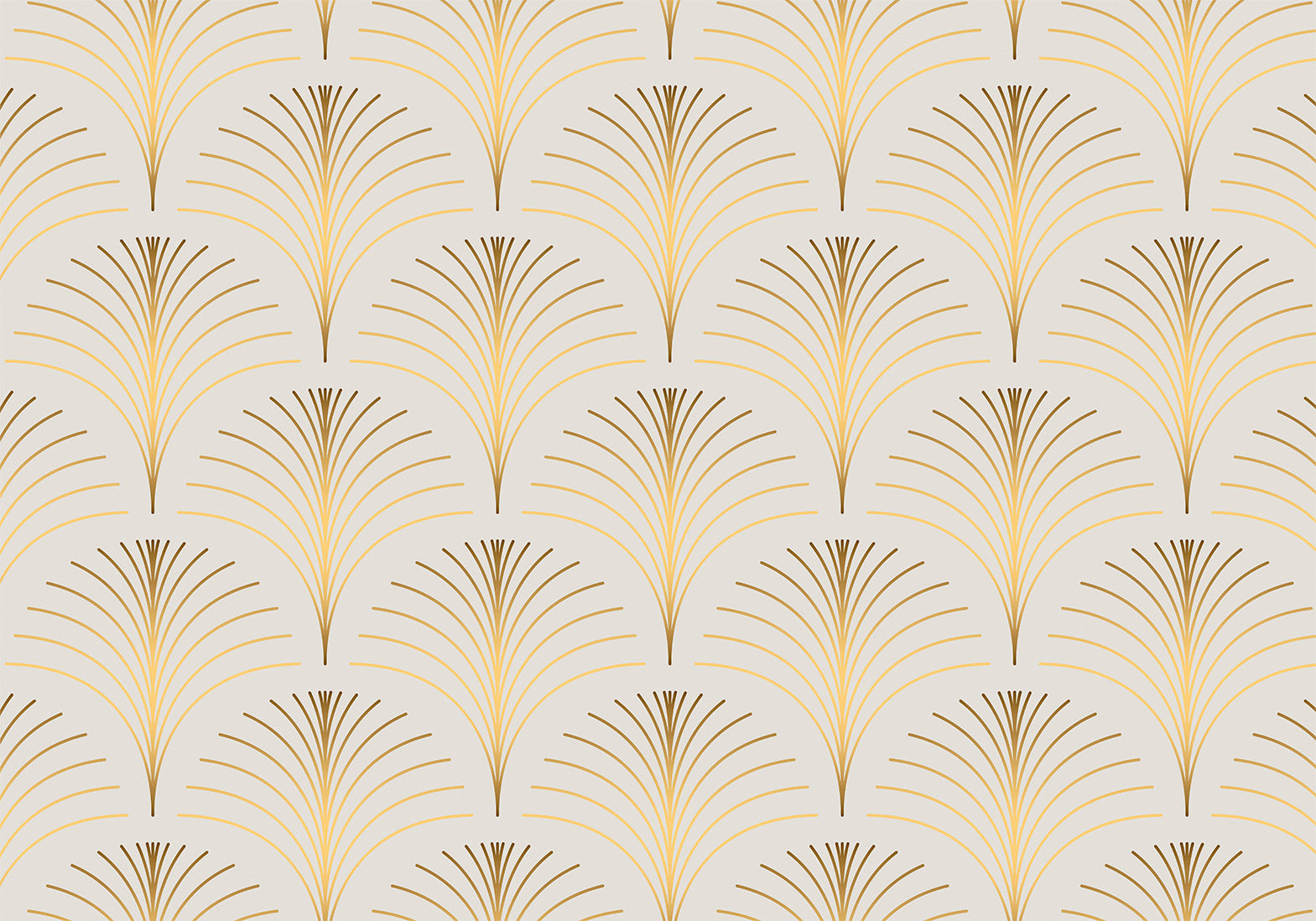 Wall Mural: Gold Linear Pattern on Marble Background
