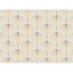 Wall Mural: Gold Linear Pattern on Marble Background