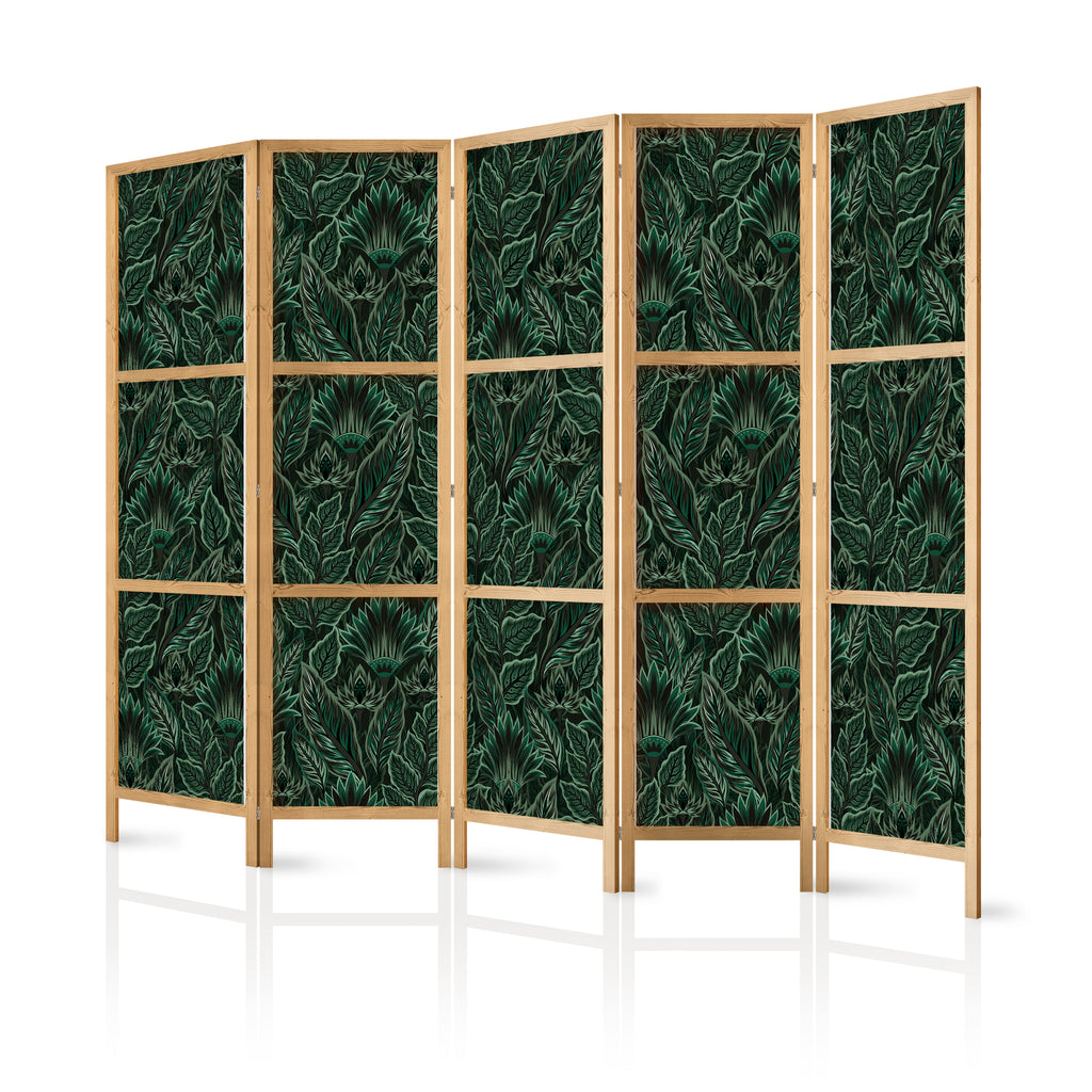 Japanese Room Divider Vegetation & Botanical Patterns