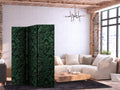 Dense Vegetation Botanical 3-Panel Room Divider