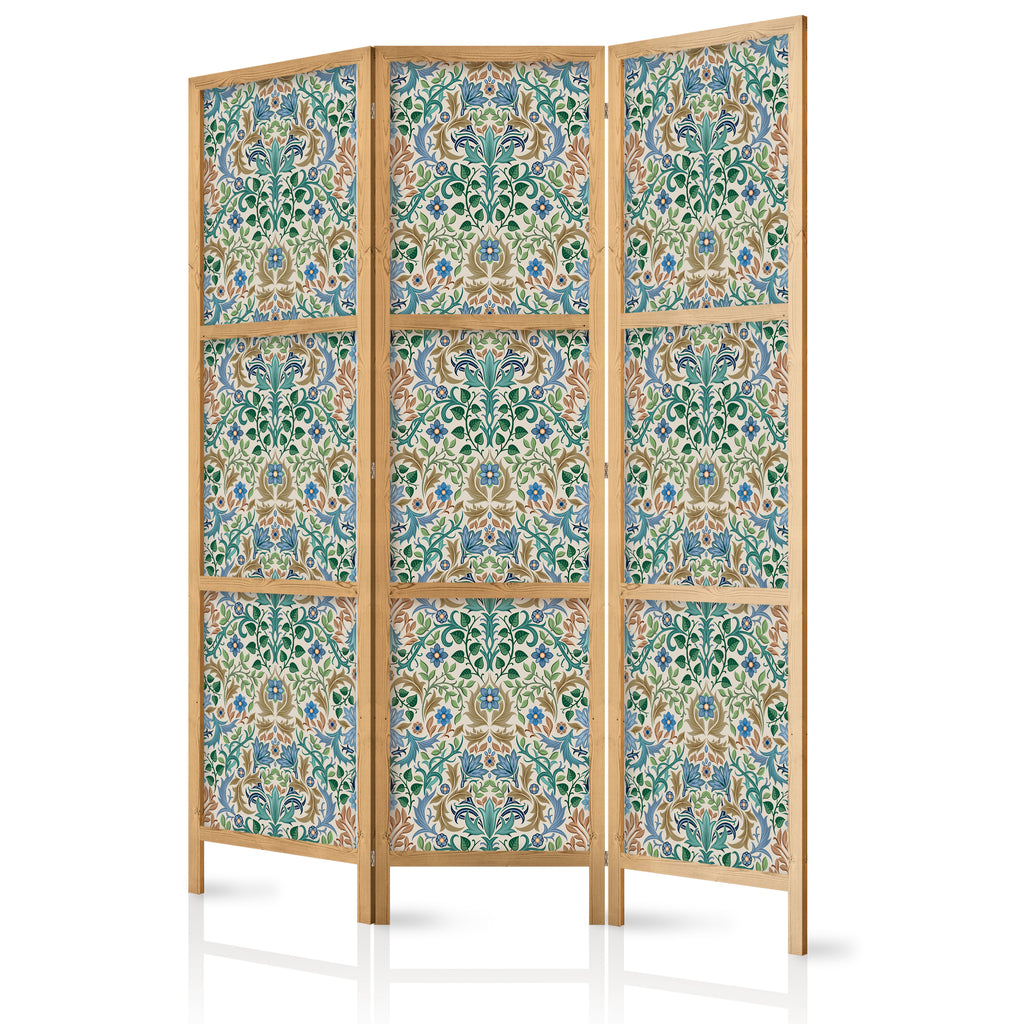 Room Divider - Japanese Oriental Screen with Pattern