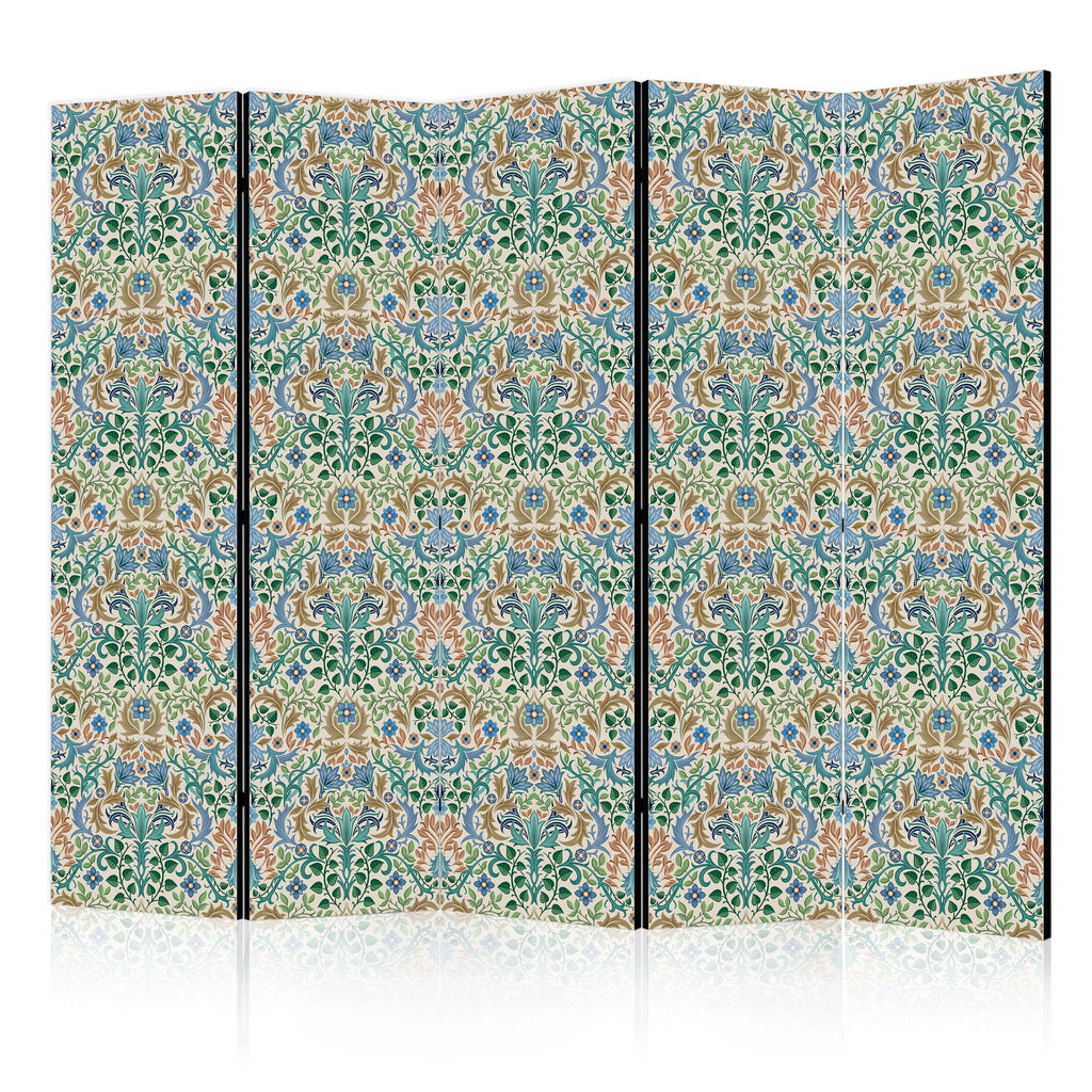 Room Divider - Retro Vintage Intricate and Rich Pattern in Victorian Style.