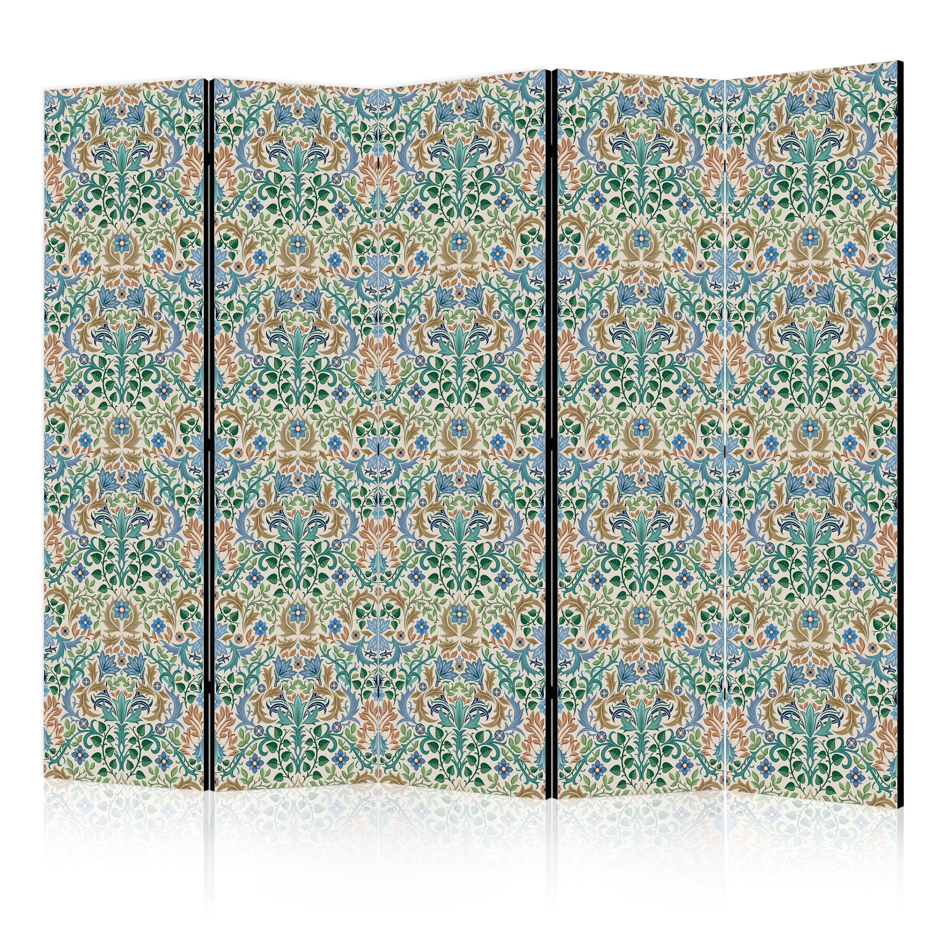 Room Divider - Retro Vintage Intricate and Rich Pattern in Victorian Style.