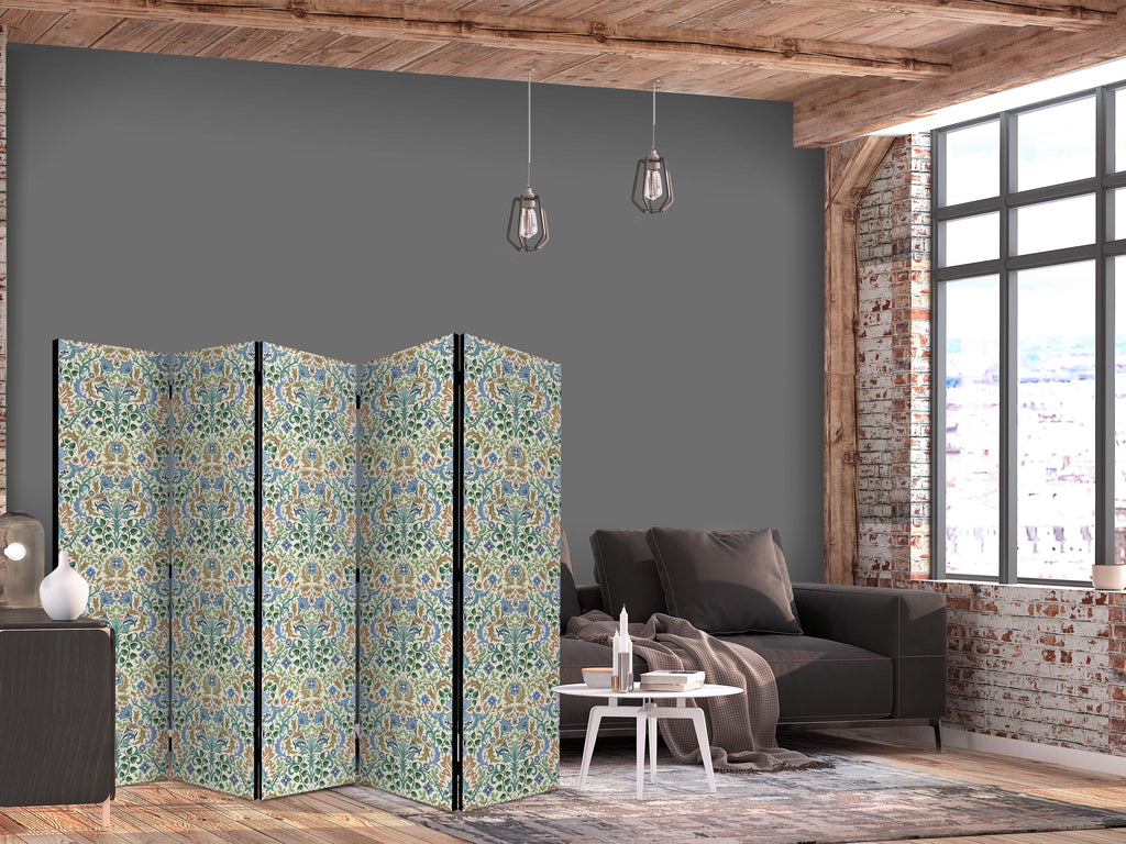 Room Divider - Retro Vintage Intricate and Rich Pattern in Victorian Style.