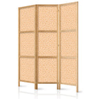 Room Divider - Tiny Dots Peach Pattern