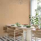 Tiny Dots Optimistic Peach Wallpaper