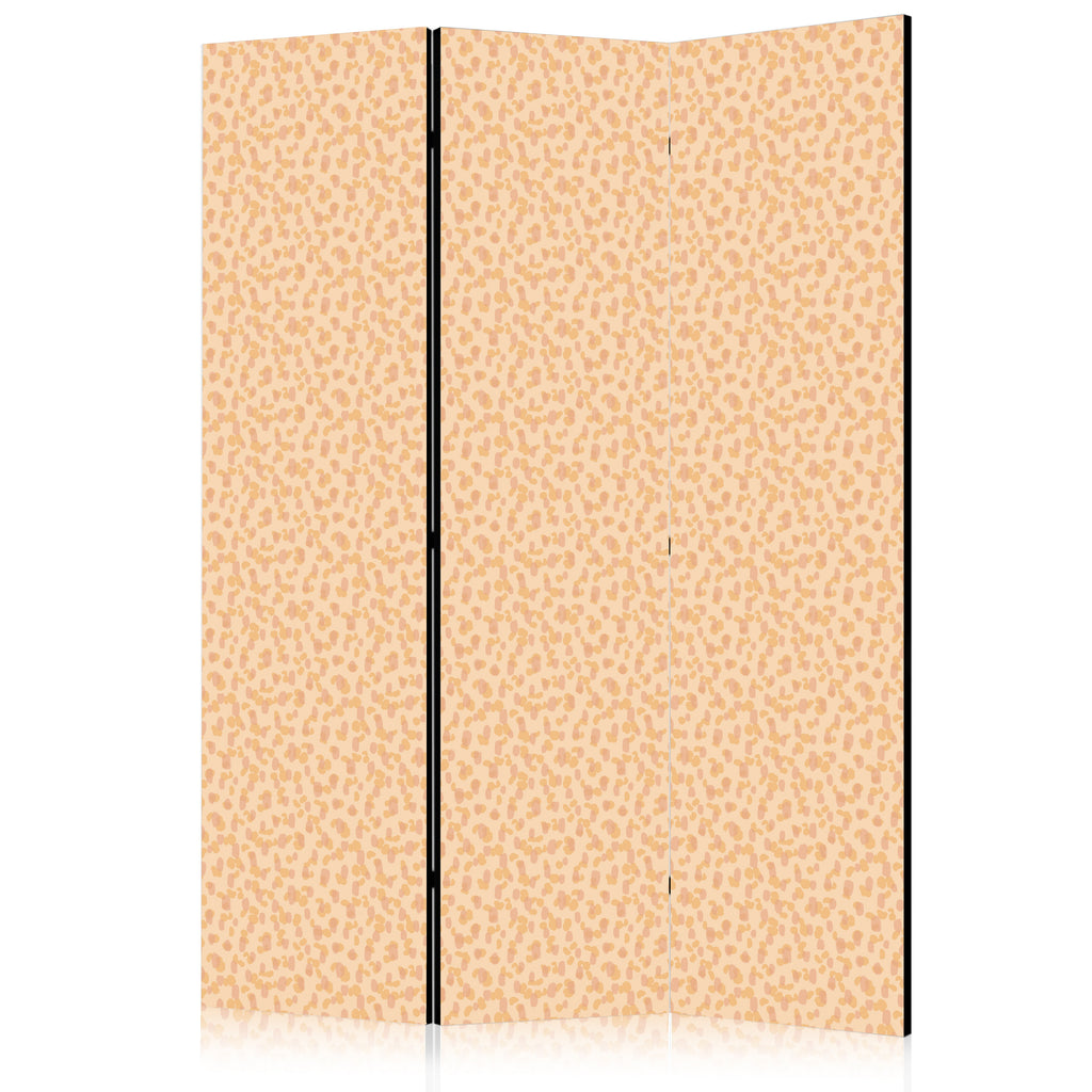 Room Divider Tiny Dots Peach Pattern