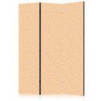 Room Divider Tiny Dots Peach Pattern