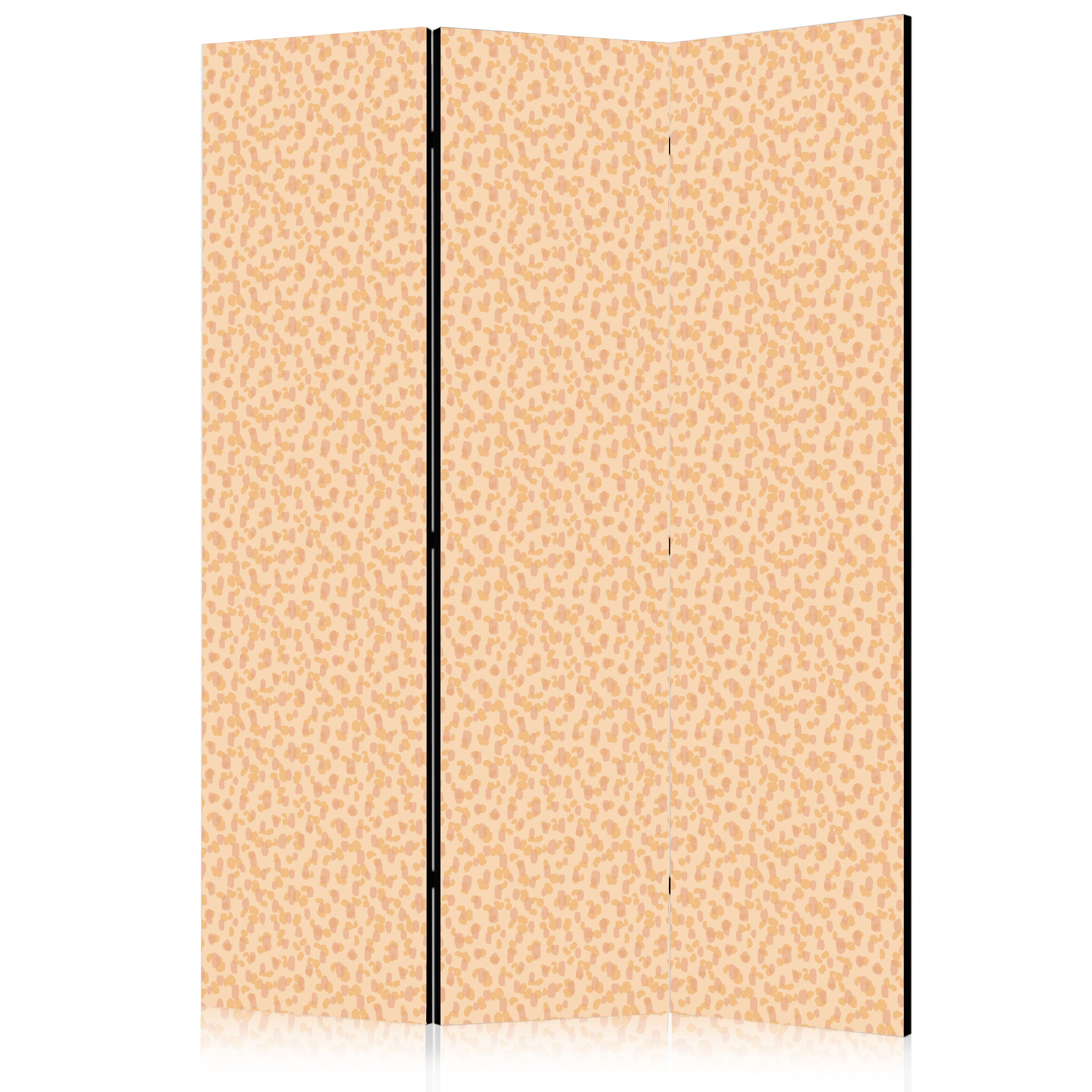 Room Divider Tiny Dots Peach Pattern