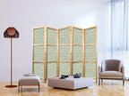 Japanese Room Divider with Giraffe Pattern