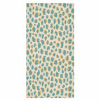 Turquoise Giraffe Pattern Animal Wallpaper