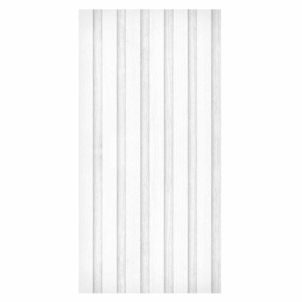 Symmetrical Wooden Texture White Wallpaper