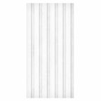 Symmetrical Wooden Texture White Wallpaper