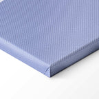 Blue White Grid Abstract Canvas Print