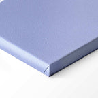 Blue White Grid Abstract Canvas Print