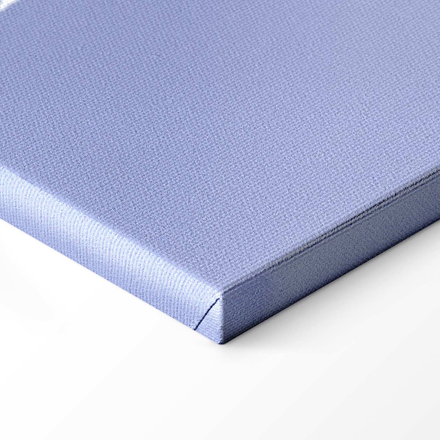 Blue White Grid Abstract Canvas Print