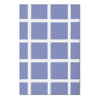Blue White Grid Abstract Canvas Print