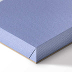 Blue White Grid Abstract Canvas Print